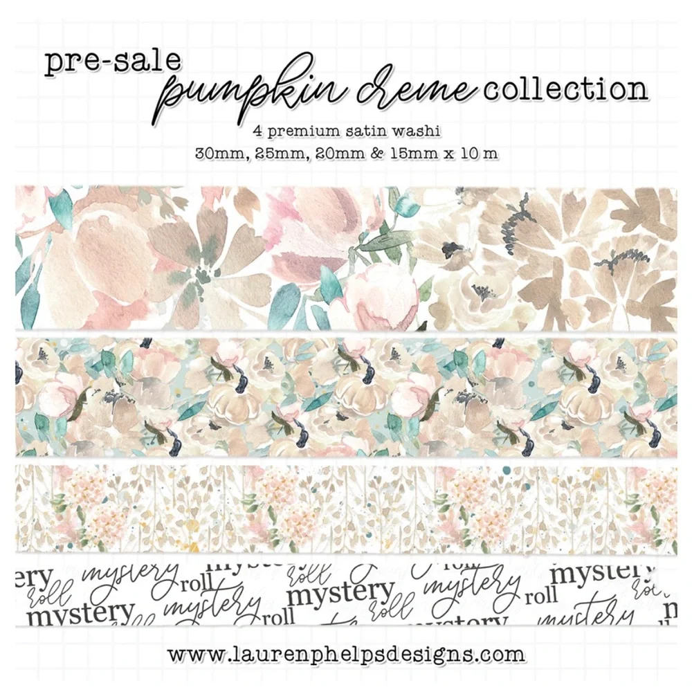 Lauren Phelps Designs Pumpkin Crème Washi Tape Collection